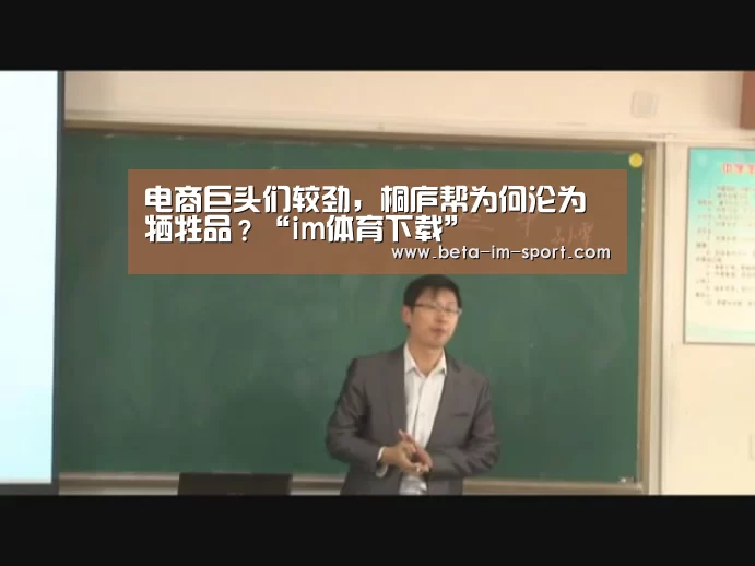 电商巨头们较劲,桐庐帮为何沦为牺牲品?“im体育下载”(图1) im体育平台